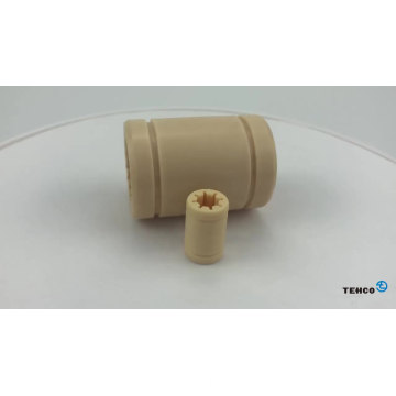 PA6 nylon sleeve bushing plastic nylon bushing yellow insulation bush ptfe slide sleeve